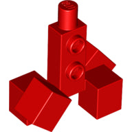 Plaatje in Gallery viewer laden, LEGO® los onderdeel Lijf Accessoire in kleur Rood 19734
