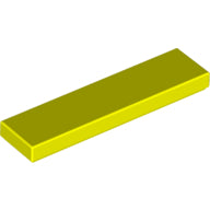 Plaatje in Gallery viewer laden, LEGO® los onderdeel Tegel Algemeen in kleur Neon geel 2431