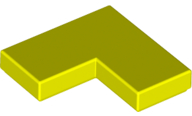 LEGO® los onderdeel Tegel Algemeen in kleur Neon geel 14719