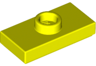 LEGO® los onderdeel Plaat Aangepast in kleur Neon geel 15573