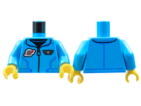 LEGO® Lijf met Motief Donker Azuurblauw 973pb4627c01