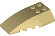 Plaatje in Gallery viewer laden, LEGO® los onderdeel Wig in kleur Geelbruin 43712