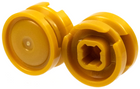LEGO® los onderdeel Wiel in kleur Parel Goud 93594