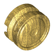 LEGO® los onderdeel Wiel in kleur Parel Goud 93594