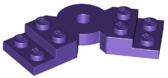 Plaatje in Gallery viewer laden, LEGO® los onderdeel Plaat Aangepast Donkerpaars 79846