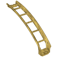 LEGO® los onderdeel Rails in kleur Parel Goud 26560