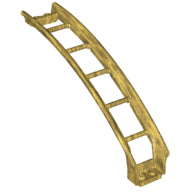 LEGO® los onderdeel Rails in kleur Parel Goud 26560