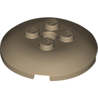 Plaatje in Gallery viewer laden, LEGO® los onderdeel Steen Rond Donker Geelbruin 65138