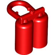 LEGO® los onderdeel Lijf Accessoire in kleur Rood 3838