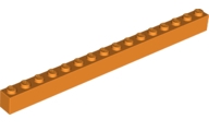 Plaatje in Gallery viewer laden, LEGO® los onderdeel Steen in kleur Oranje 2465