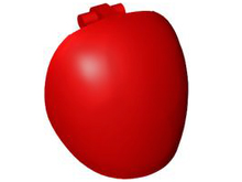 Plaatje in Gallery viewer laden, LEGO® los onderdeel Groot figuur in kleur Rood 1686