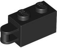 LEGO® los onderdeel Steen Aangepast in kleur Zwart 34816