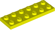 LEGO® los onderdeel Plaat Algemeen in kleur Neon geel 3795
