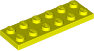 Plaatje in Gallery viewer laden, LEGO® los onderdeel Plaat Algemeen in kleur Neon geel 3795