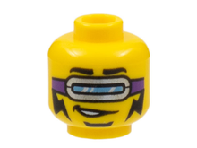 Plaatje in Gallery viewer laden, LEGO® los onderdeel Hoofd in kleur Geel 3626cpb3080
