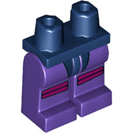 LEGO® los onderdeel Benen met Motief Donkerblauw 970c89pb06