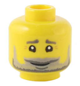 LEGO® los onderdeel Hoofd in kleur Geel 3626cpb3142