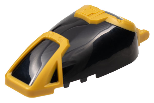 LEGO® los onderdeel Voorruit met Motief Zwart 69564pb01