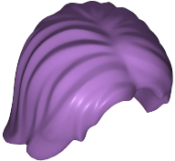 LEGO® los onderdeel Haar in kleur Medium Lavendel 88283