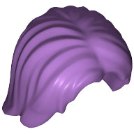 Plaatje in Gallery viewer laden, LEGO® los onderdeel Haar in kleur Medium Lavendel 88283