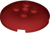 LEGO® los onderdeel Steen Rond in kleur Donkerrood 65138