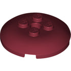 LEGO® los onderdeel Steen Rond in kleur Donkerrood 65138