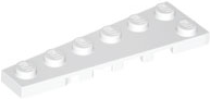 LEGO® los onderdeel Wig Plaat in kleur Wit 78443