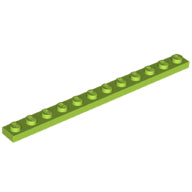 Plaatje in Gallery viewer laden, LEGO® los onderdeel Plaat Algemeen in kleur Limoen 60479