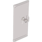 LEGO® los onderdeel Deur in kleur Doorzichtig Zwart 80683