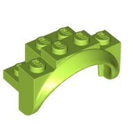 Plaatje in Gallery viewer laden, LEGO® los onderdeel Spatbord in kleur Limoen 35789