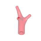 LEGO® los onderdeel Plant & Struik Doorzichtig Rood 68211