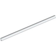 Plaatje in Gallery viewer laden, LEGO® los onderdeel Slang Stijf in kleur Wit 75c09