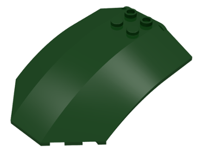 LEGO® los onderdeel Voorruit in kleur Donkergroen x224