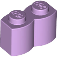 Plaatje in Gallery viewer laden, LEGO® los onderdeel Steen Aangepast in kleur Lavendel 30136