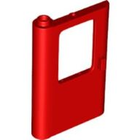 LEGO® los onderdeel Deur in kleur Rood 43967