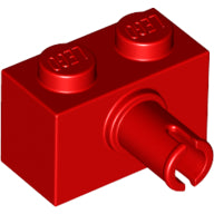 Plaatje in Gallery viewer laden, LEGO® los onderdeel Steen Aangepast in kleur Rood 44865