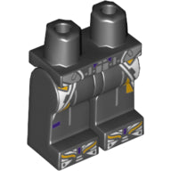 Plaatje in Gallery viewer laden, LEGO® los onderdeel Benen met Motief Zwart 970c00pb1440