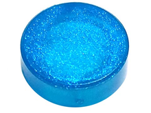 Plaatje in Gallery viewer laden, LEGO® Tegel Rond Doorzichtig donkerblauw opaal 98138