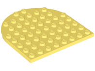 LEGO® los onderdeel Plaat Rond Helder Lichtgeel 41948