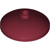Plaatje in Gallery viewer laden, LEGO® los onderdeel Schaal in kleur Donkerrood 43898
