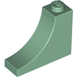 LEGO® los onderdeel Steen Boog in kleur Zandgroen 18653