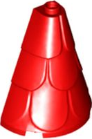 LEGO® los onderdeel Dak in kleur Rood 35563