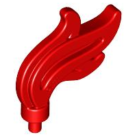 LEGO® los onderdeel Hoofddeksel Accessoire Rood 64647