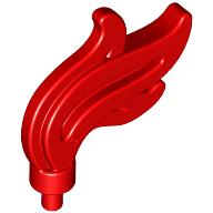 Plaatje in Gallery viewer laden, LEGO® los onderdeel Hoofddeksel Accessoire Rood 64647