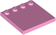 LEGO® los onderdeel Tegel Aangepast in kleur Fel Roze 6179