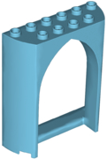 Plaatje in Gallery viewer laden, LEGO® los onderdeel Paneel in kleur Medium Azuurblauw 35565
