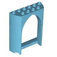 Plaatje in Gallery viewer laden, LEGO® los onderdeel Paneel in kleur Medium Azuurblauw 35565