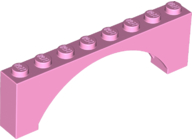 LEGO® los onderdeel Steen Boog in kleur Fel Roze 16577