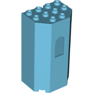 Plaatje in Gallery viewer laden, LEGO® los onderdeel Paneel in kleur Medium Azuurblauw 30246