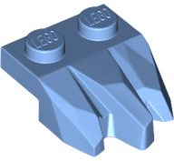 LEGO® los onderdeel Plaat Aangepast Medium Blauw 27261